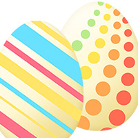 季節のフリー素材 商用利用可 透過png Eps 春 イースターエッグ Easter 復活祭 Plus Free Material