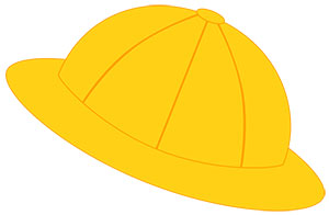 フリー素材 イラスト 黄色い帽子 幼稚園 保育園 春 桜 無料 商用可 PNG