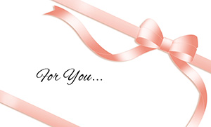 フリー素材 イラスト 冬 バレンタイン リボン カード 名刺 名刺サイズ テンプレート 印刷 Valentine's day 無料 商用可 PNG