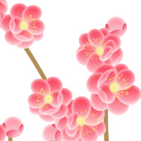 桃の花 おひなさま 春 無料 イラスト フリー素材 商用可 png