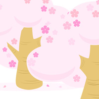 桜の木 春 無料 イラスト フリー素材 商用可 png