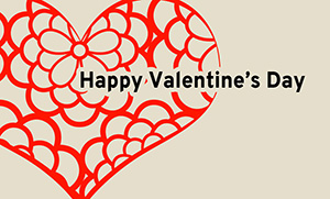 フリー素材 イラスト 冬 バレンタイン ハート カード 名刺 名刺サイズ テンプレート 印刷 Valentine's day 無料 商用可 PNG
